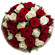 букет из красных и белых роз. Стамбул